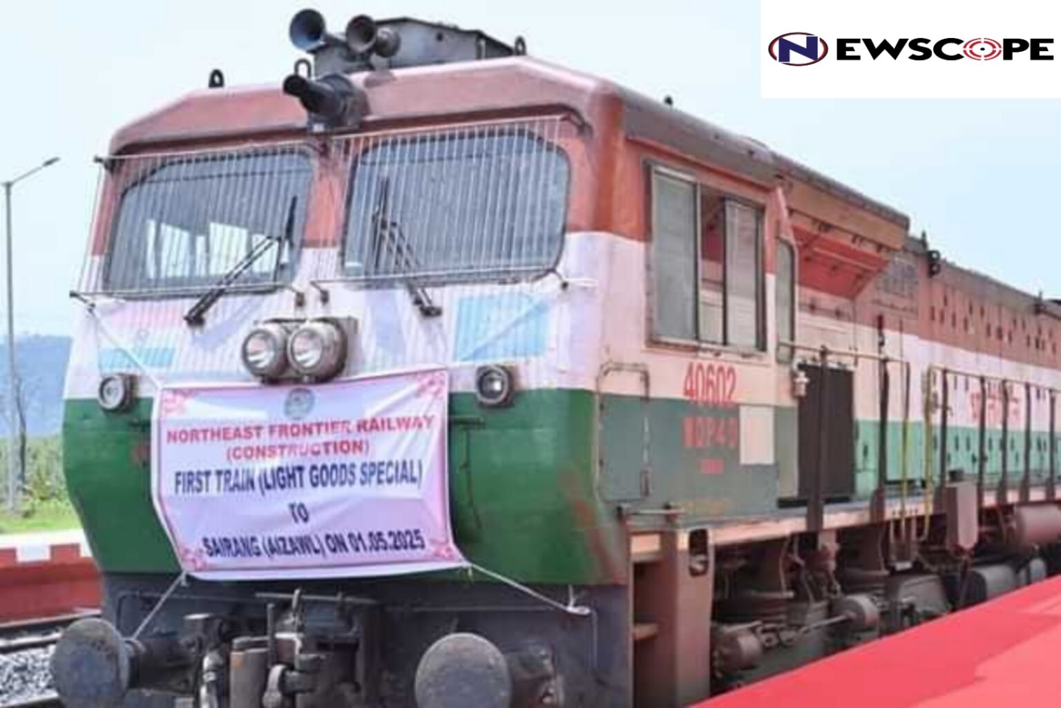 Aizawl gets connected to the national rail network – 4th in the northeast after Guwahati, Agartala & Imphal