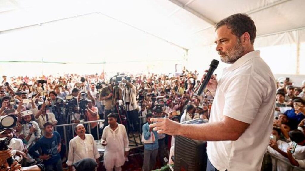 Rahul Gandhi addresses Bihar students defying ban