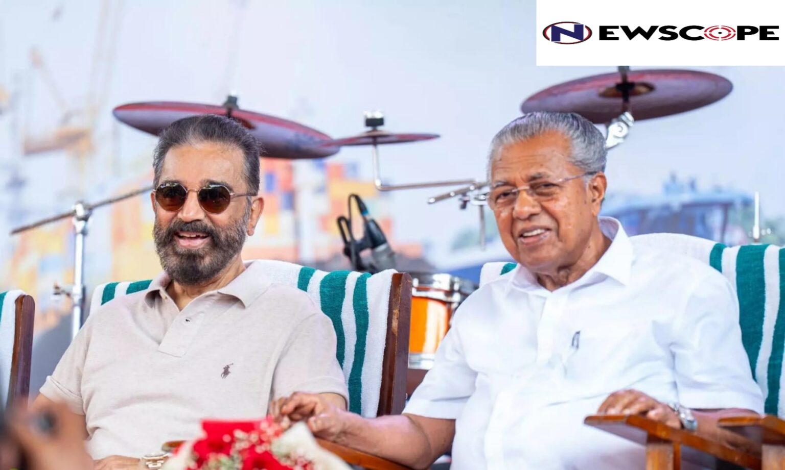 Though CPI(M) dislikes hero worship, a documentary on Kerala CM Vijayan makes him a legend & is released by Kamal Hasan