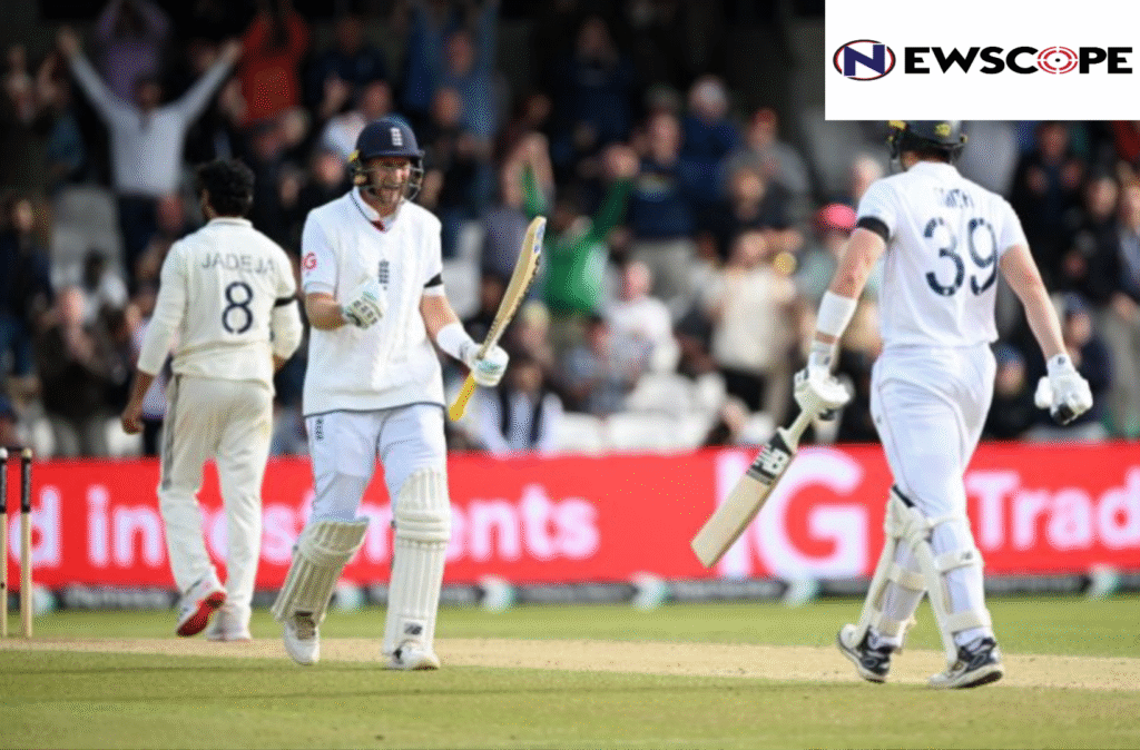 England beats India in first Test; scoring 5 centuries Indian batsmen crumbled later in both innings