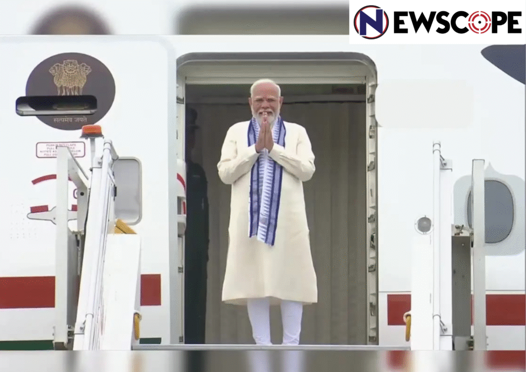PM Modi embarks on diplomatic tour to UK , amidst parliament session.