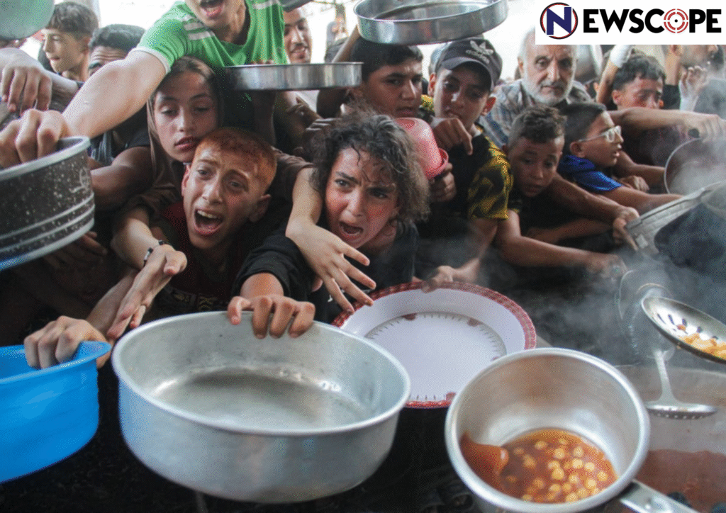 Israel blocking food aid to starve Gaza