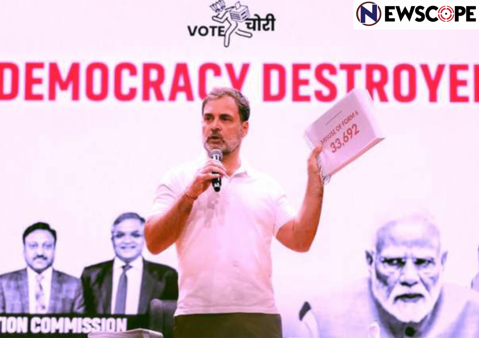 Rahul Gandhi alleges large-scale electoral manipulation ( ‘ vote chori’) in Maharashtra and Karnataka