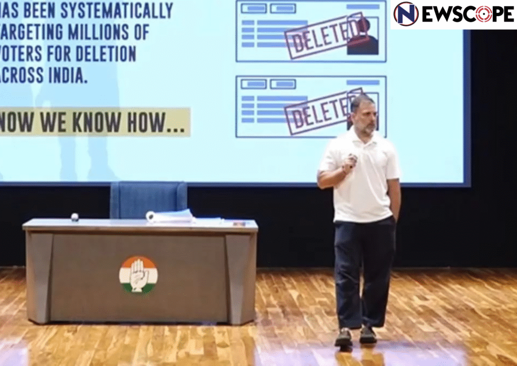 Rahul Gandhi alleges CEC is shielding ‘Vote Thieves’, adding or deleting voters wherever necessary