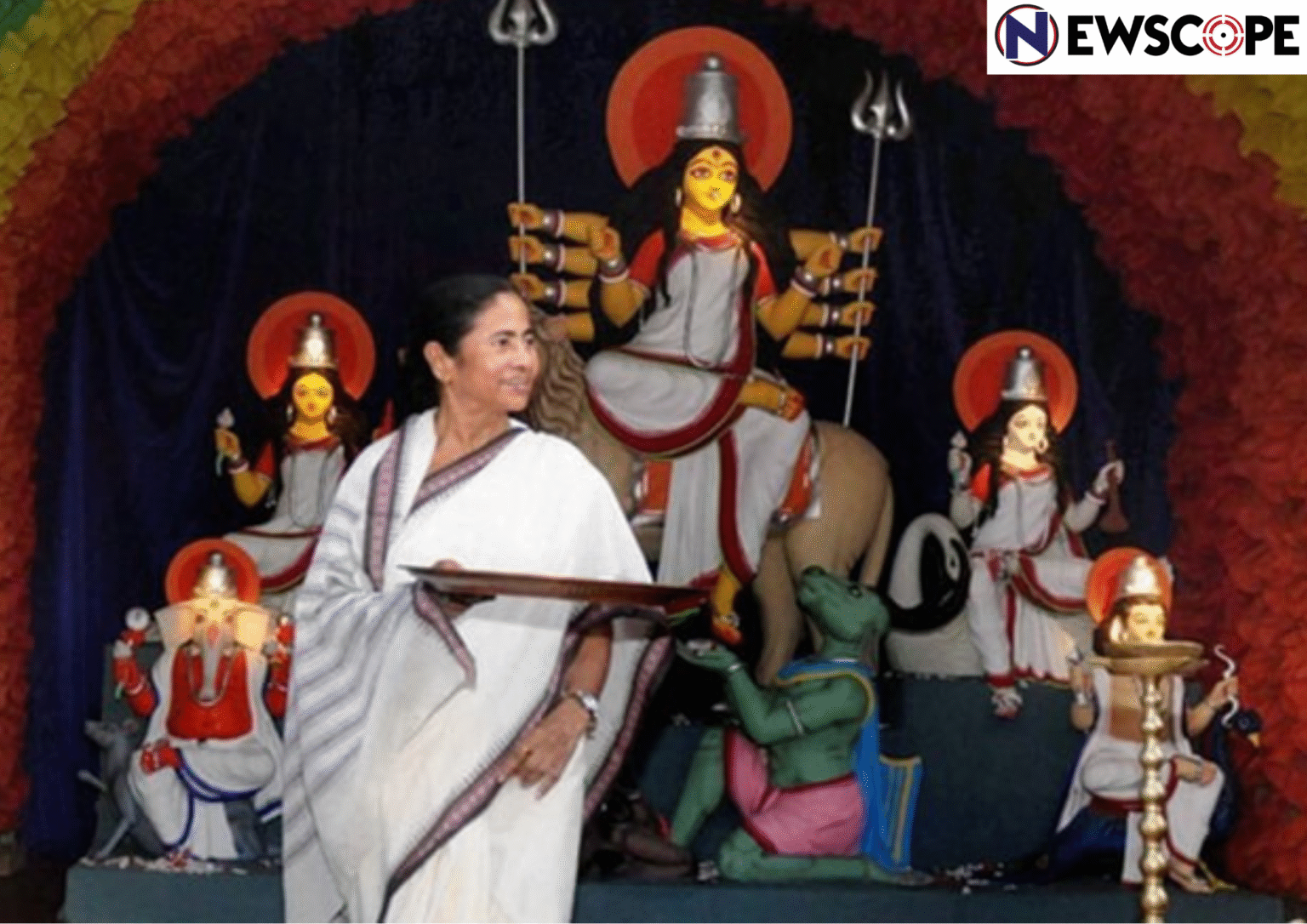 CM composes song to celebrate 100 years of a north Kolkata puja