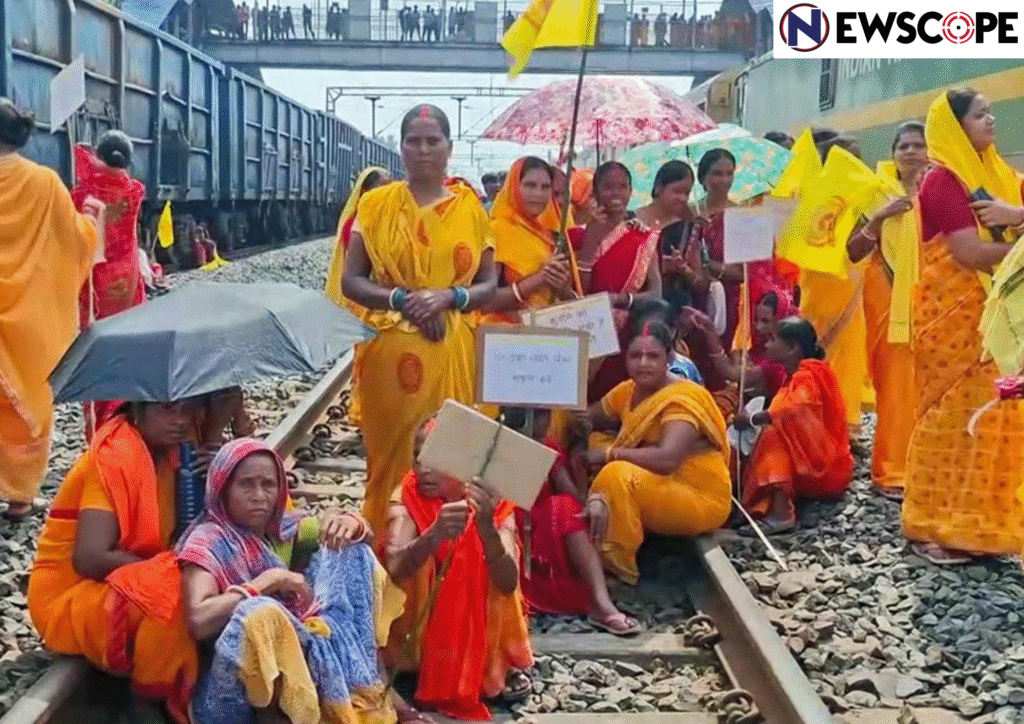 WB’s adivasi kurmi protest for ST Status disrupts train services