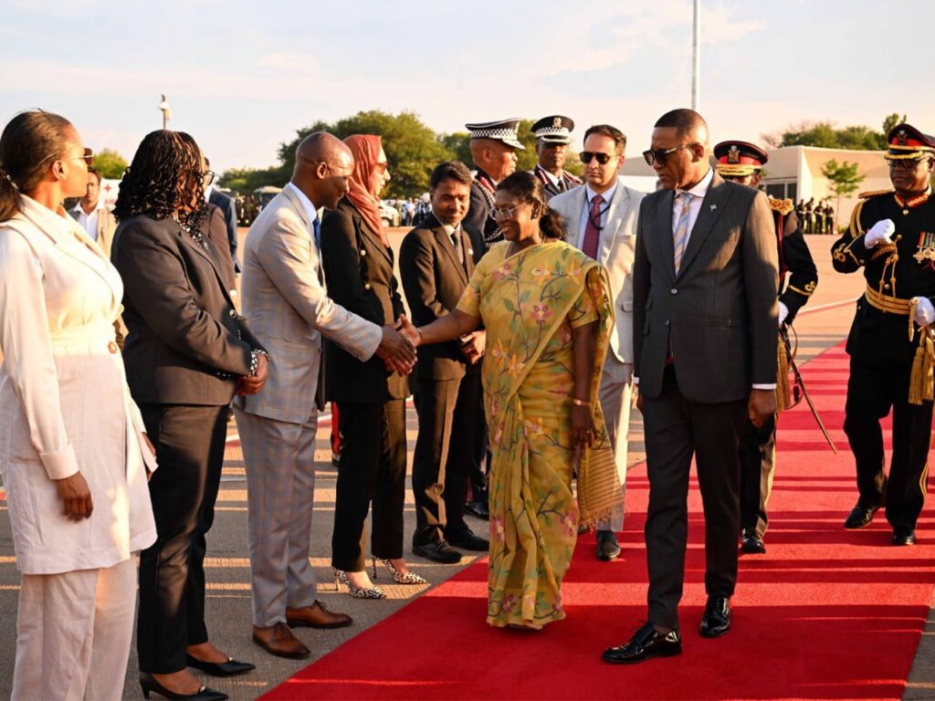President​‍​‌‍​‍‌​‍​‌‍​‍‌ Murmu in Botswana : India to extend e-learning technical skills (ITEC)