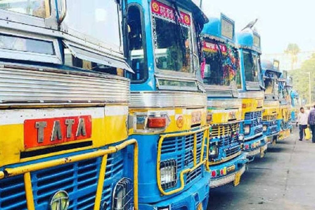 Why private buses are running half its strength in Kolkata roads ?