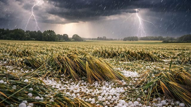 “Harvest Hopes Crushed: Storms Flatten Crops in a Single Night” “Harvest Hopes Crushed: Storms Flatten Crops in a Single Night”