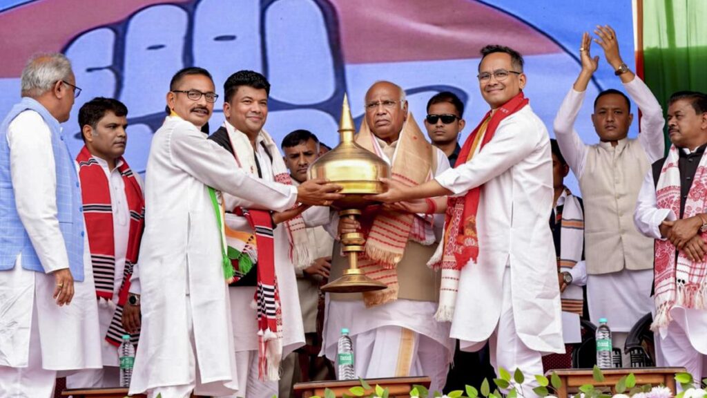 Welfare vs. Welfare: How Congress’s New Five Guarantees Aim to Change the Assam Election Narrative Welfare vs. Welfare: How Congress's New Five Guarantees Aim to Change the Assam Election Narrative