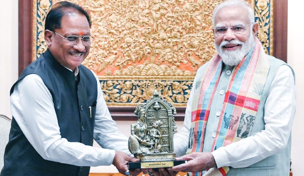 CM Vishnu Deo Sai Meets PM Modi, Announces End of Maoist Insurgency
