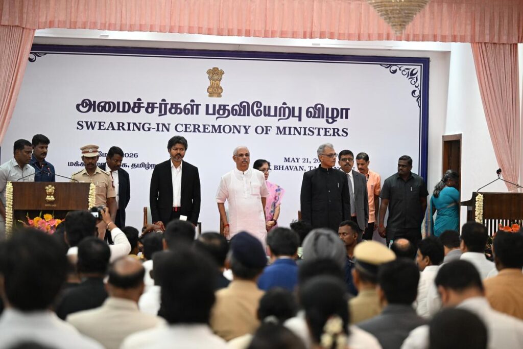 Vijay Inducts Srinath, Wilson Among 23 Ministers In TN Govt