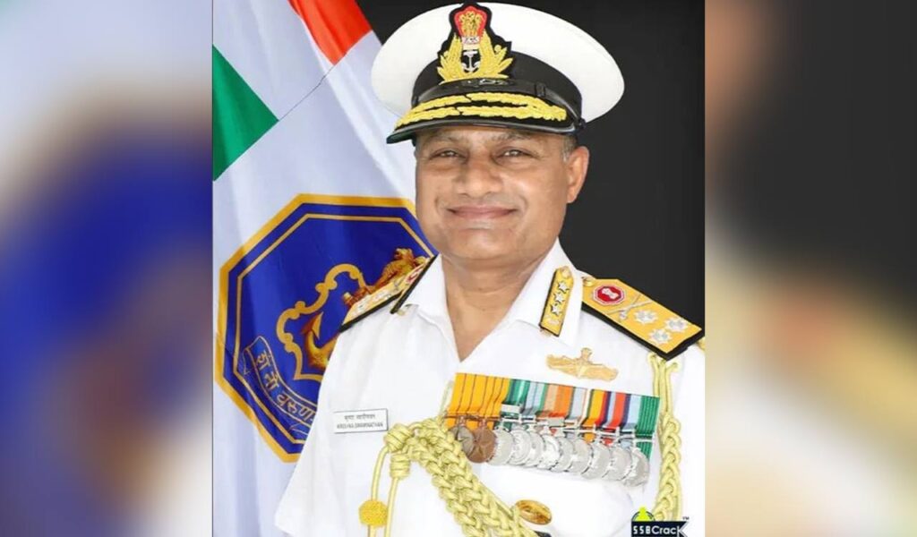 “Admiral Krishna Swaminathan Takes Charge as New Indian Navy Chief”