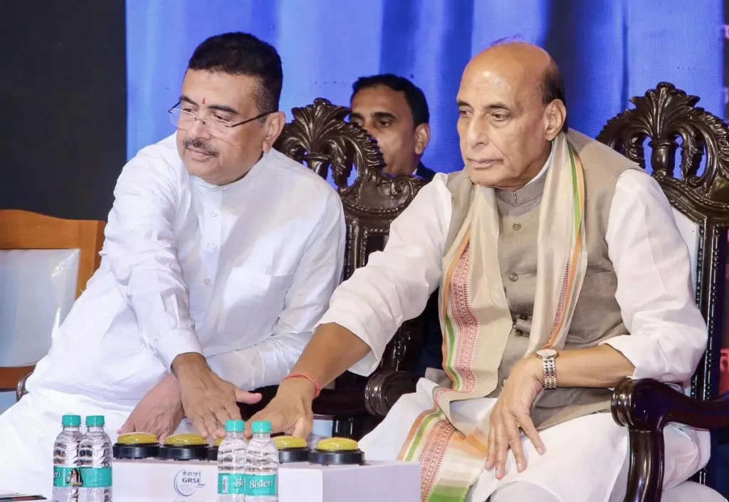 Rs 3,500 cr defence projects flagged off in Bengal by Rajnath Singh Rs 3,500 cr defence projects flagged off in Bengal by Rajnath Singh