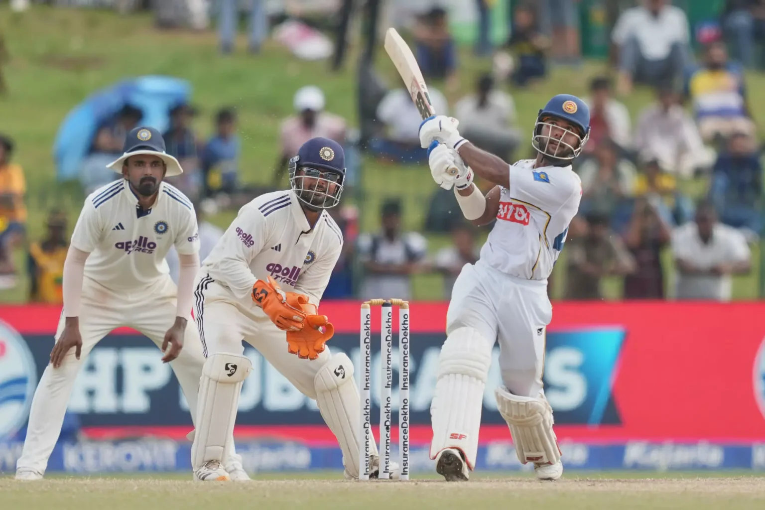 Dinusha's Ton Helps Sri Lanka lead to a Draw in 2nd Test : but India Wins Series