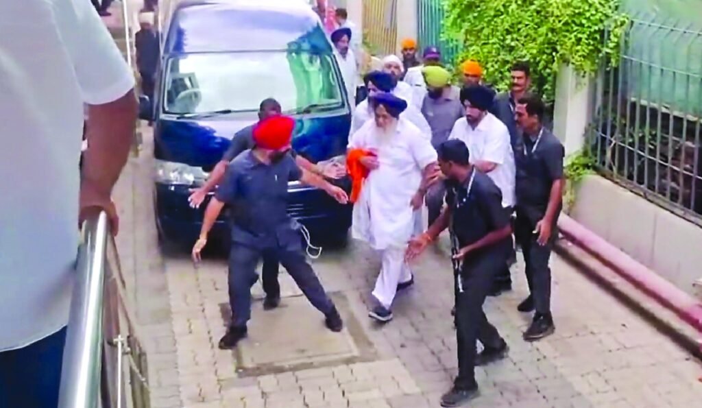 Attack On Sukhbir Badal