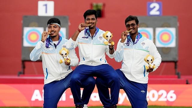 India creates a hattrick by winning all three golds in compound archery